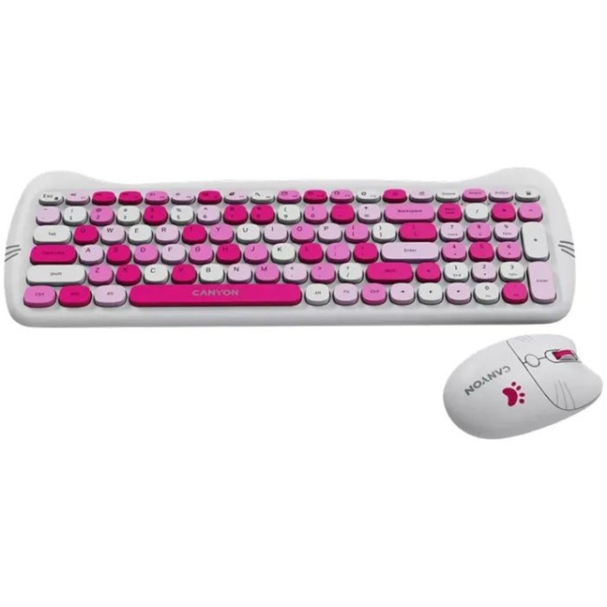 Комплект Canyon HSET-W6 Kitty Edition Wireless UA Pink (CNS-HSETW6PK) 98_98.jpg - фото 7