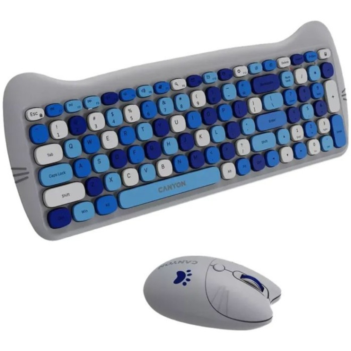 Комплект Canyon HSET-W6 Kitty Edition Wireless UA Blue (CNS-HSETW6BL) 98_98.jpg - фото 7