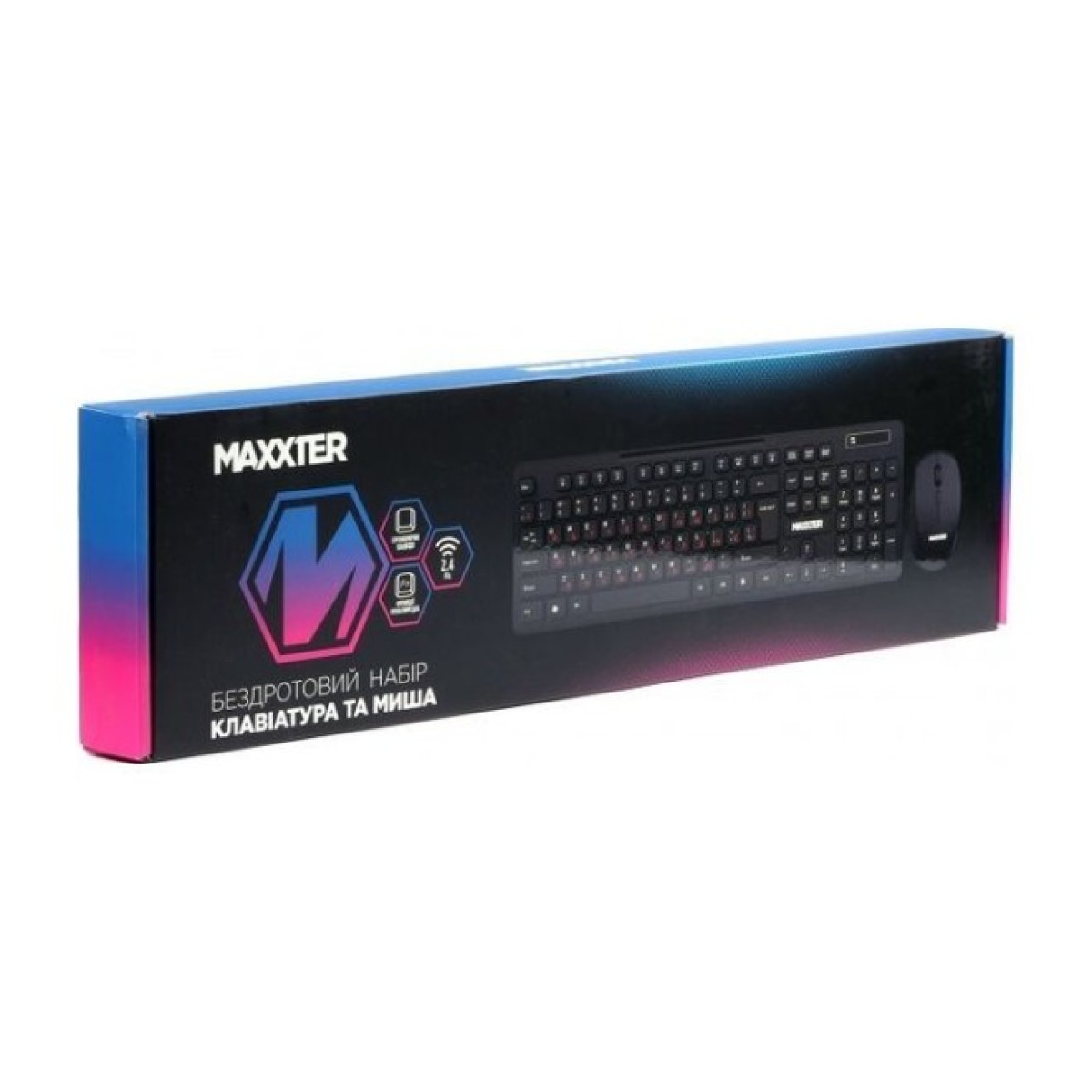 Комплект Maxxter KMS-WCM-02B-UA Wireless UA Black (KMS-WCM-02B-UA) 98_98.jpg - фото 5