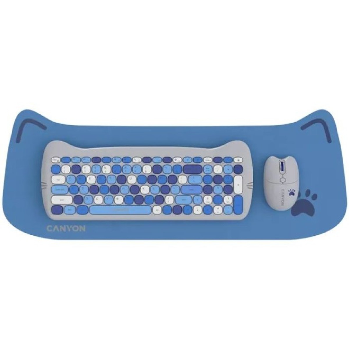 Комплект Canyon HSET-W6 Kitty Edition Wireless UA Blue (CNS-HSETW6BL) 256_256.jpg