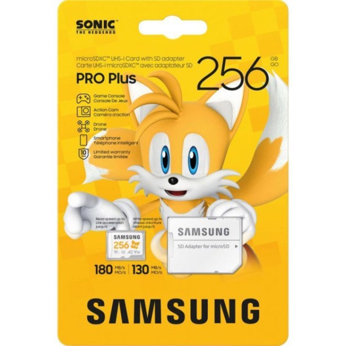Карта памяти Samsung 256GB microSDXC class 10 UHS-I U3 V30 Pro Plus Sonic (MB-MD256SA/LC1) 98_98.jpg - фото 2
