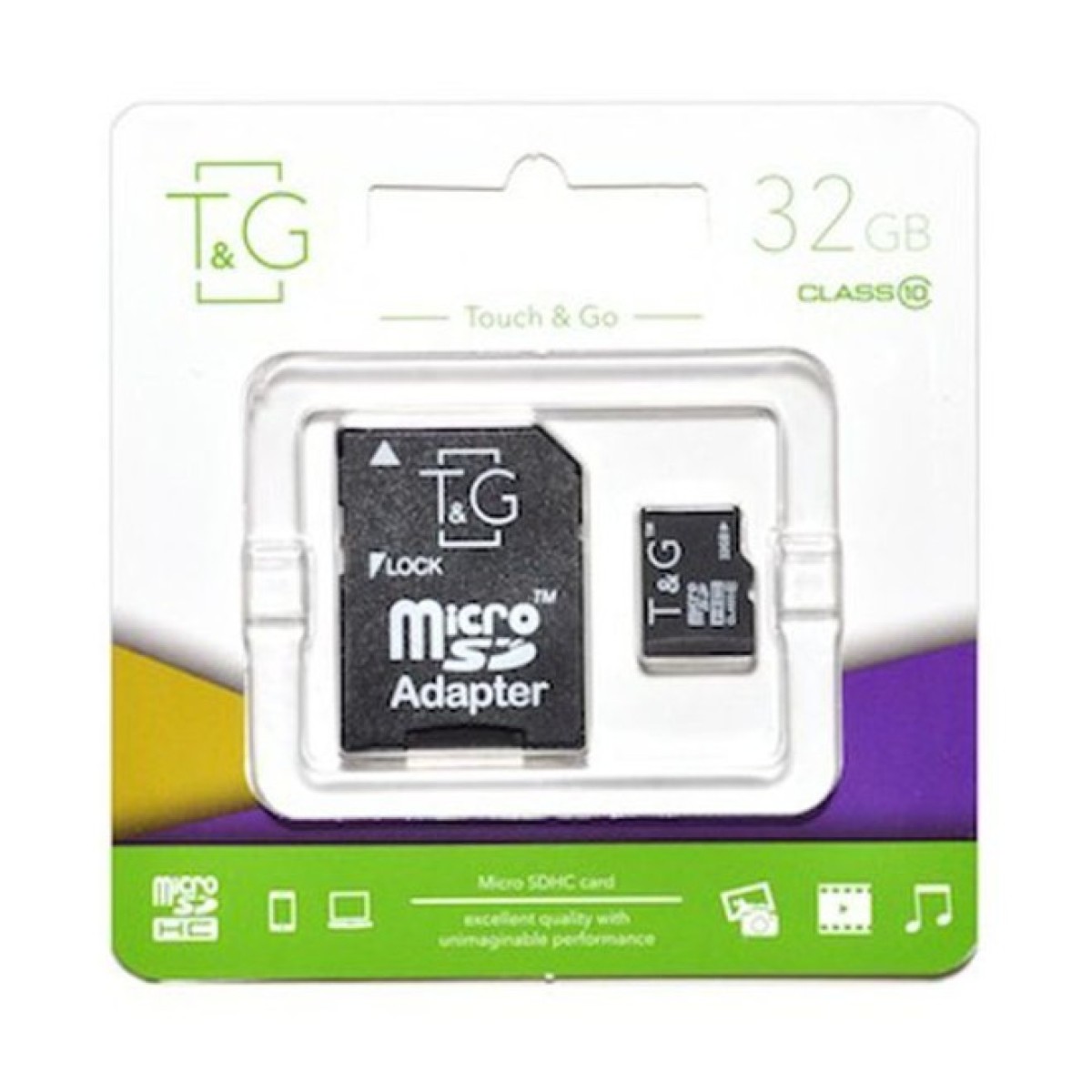 Карта памяти T&G 32GB microSDHC class 10 UHS-I (TG-32GBSD10U1-01) 98_98.jpg