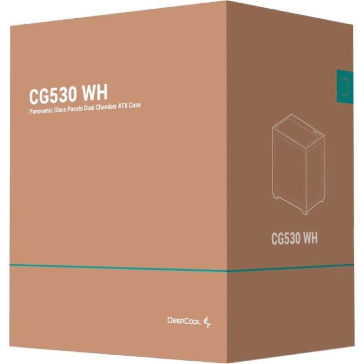 Корпус Deepcool CG530 White (R-CG530-WHNDA0-G-1) 98_98.jpg - фото 4