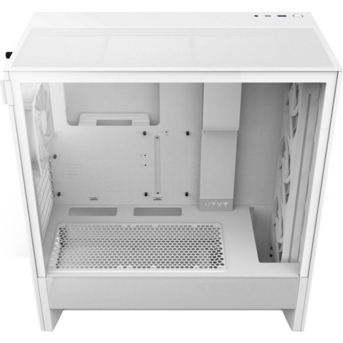 Корпус NZXT H5 Flow RGB Compact All White (CC-H52FW-R1) 98_98.jpg - фото 3