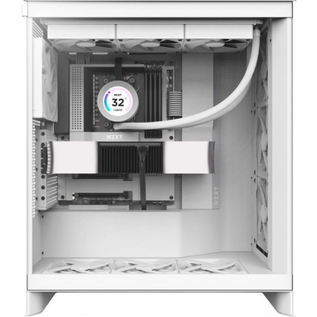 Корпус NZXT H7 Flow All White (CM-H72FW-01) 98_98.jpg - фото 5