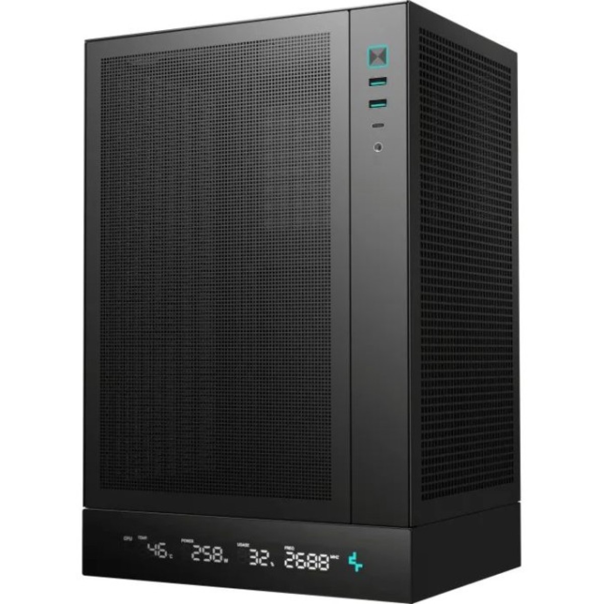 Корпус Deepcool CH170 Digital Black (R-CH170-BKNPI0D-G-1) 98_98.jpg - фото 7