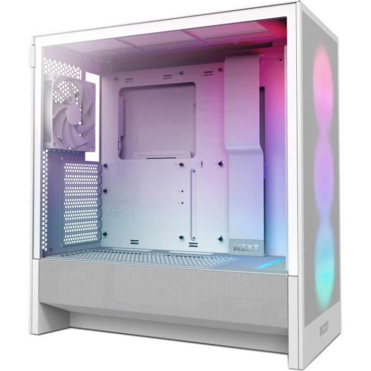 Корпус NZXT H5 Flow RGB Compact All White (CC-H52FW-R1) 98_98.jpg - фото 7
