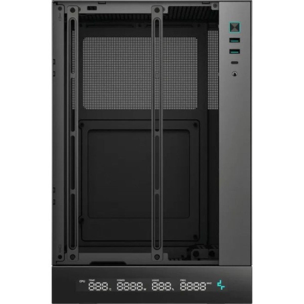 Корпус Deepcool CH170 Digital Black (R-CH170-BKNPI0D-G-1) 98_98.jpg - фото 8