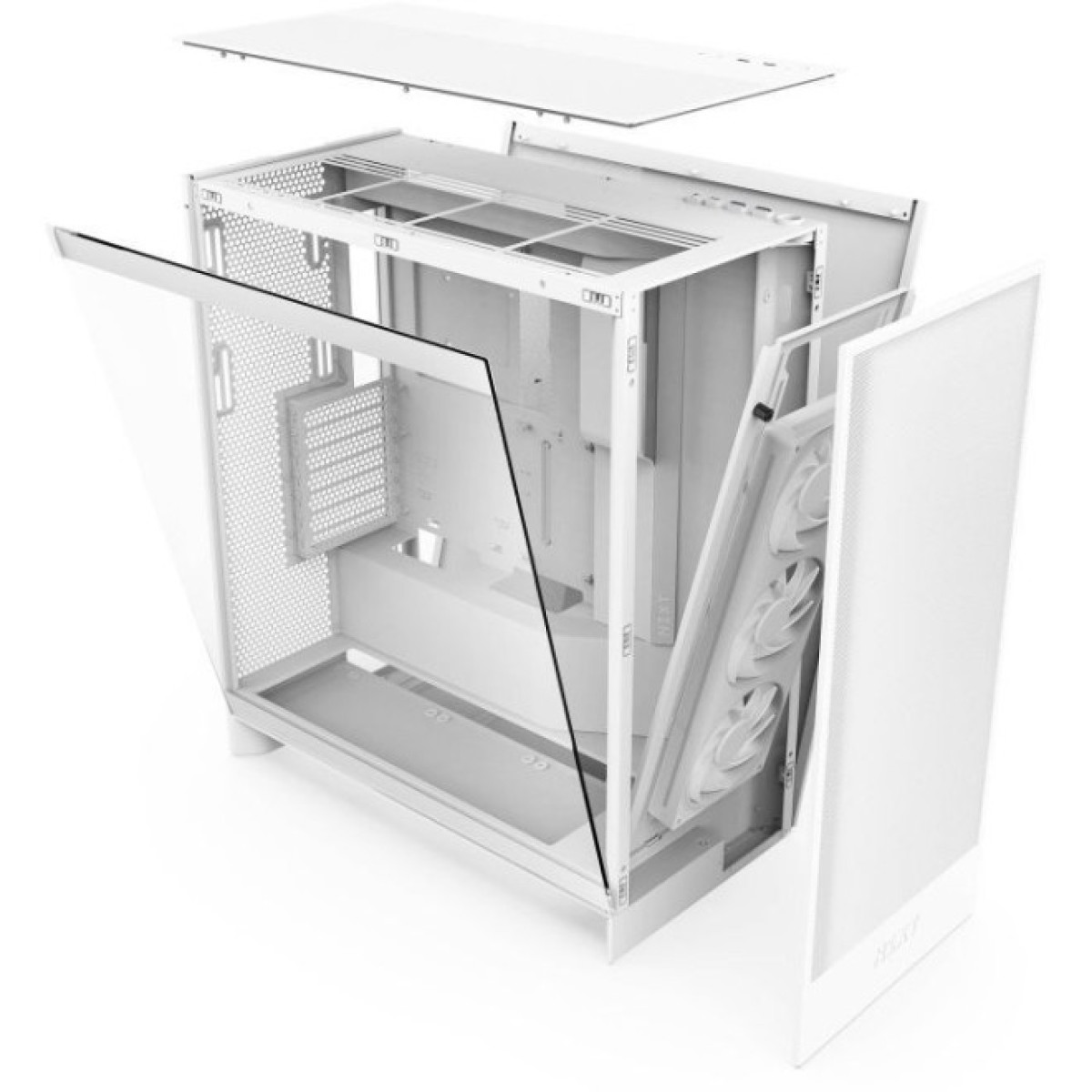 Корпус NZXT H7 Flow RGB All White (CM-H72FW-R1) 98_98.jpg - фото 9