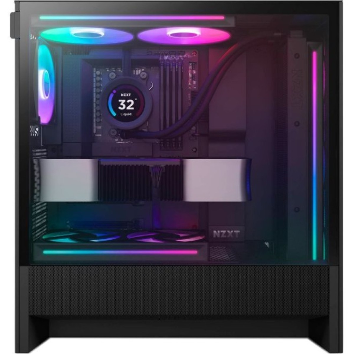 Корпус NZXT H5 Flow RGB Compact (CC-H52FB-R1) 98_98.jpg - фото 7
