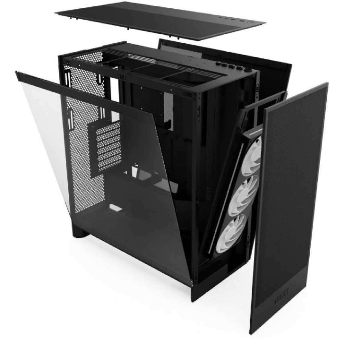 Корпус NZXT H7 Flow RGB All Black (CM-H72FB-R1) 98_98.jpg - фото 8