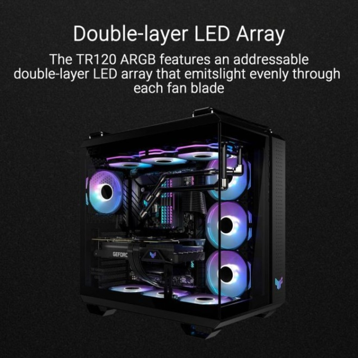 Кулер до корпусу ASUS TUF GAMING TR120 FAN ARGB BLACK (90DA0090-B09000) 98_98.jpg - фото 4