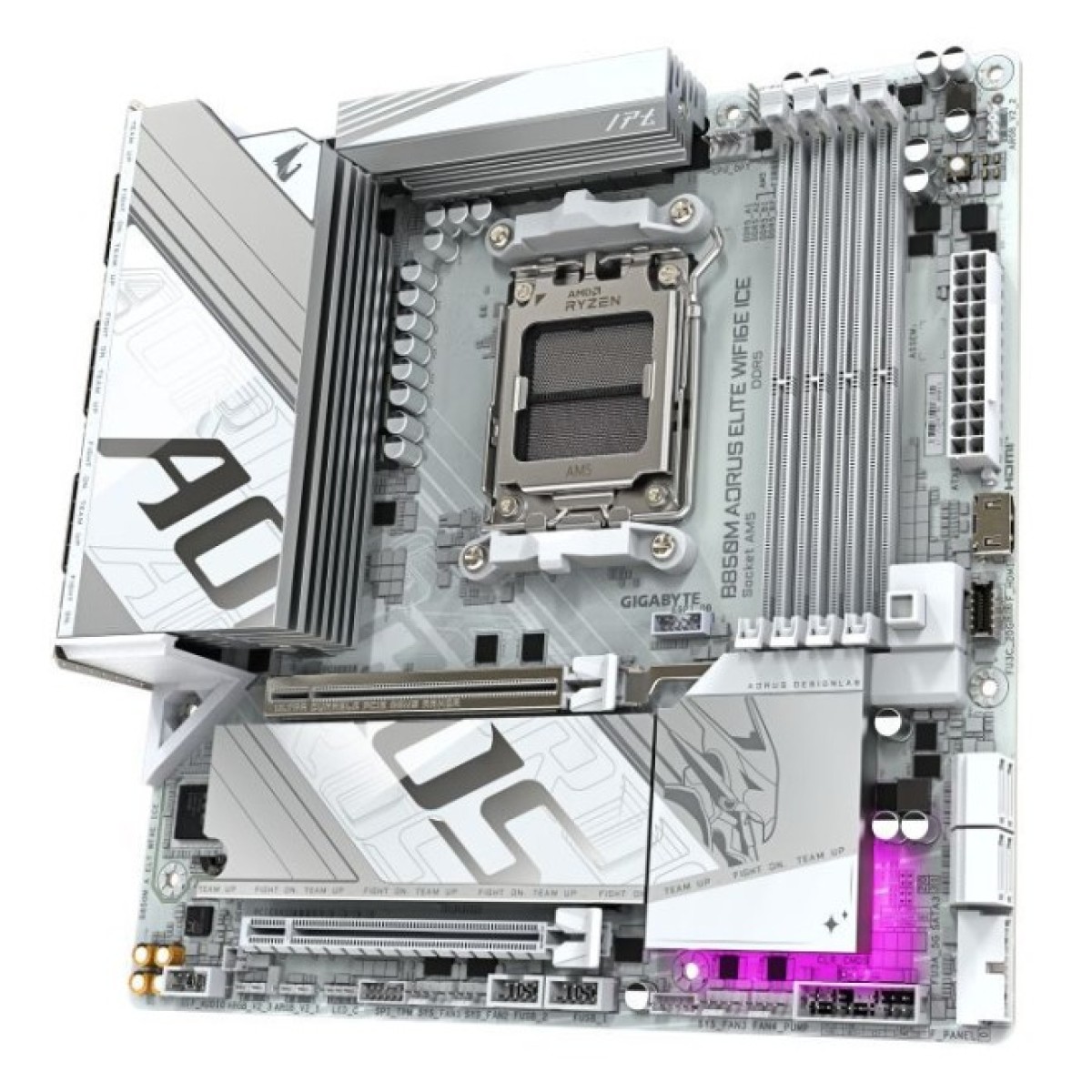 Материнская плата GIGABYTE B850M A ELT WF6E ICE (B850M AORUS ELITE WIFI6E ICE) 98_98.jpg - фото 5