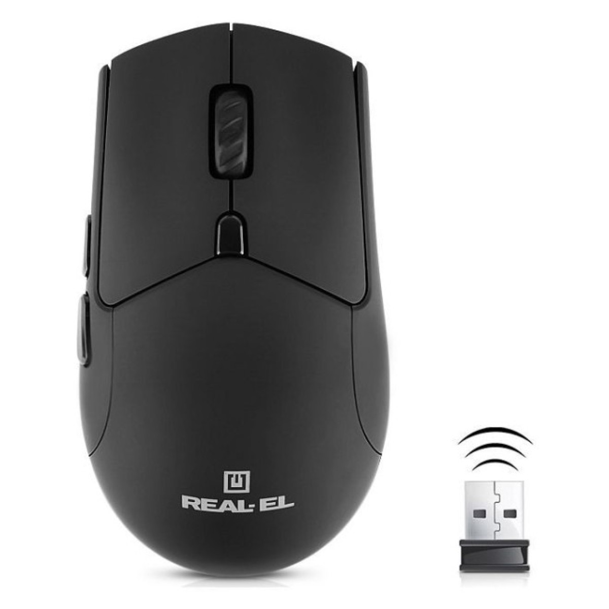 Мышка REAL-EL RM-460W Wireless/Bluetooth Black (EL123200048) 98_98.jpg - фото 2