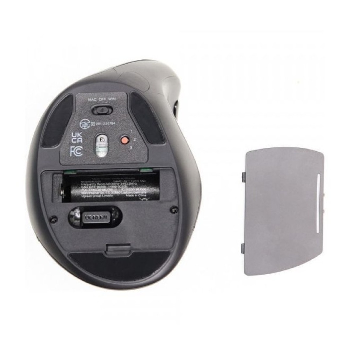 Мышка Ugreen MU008 Vertical Wireless Black (25444) 98_98.jpg - фото 6