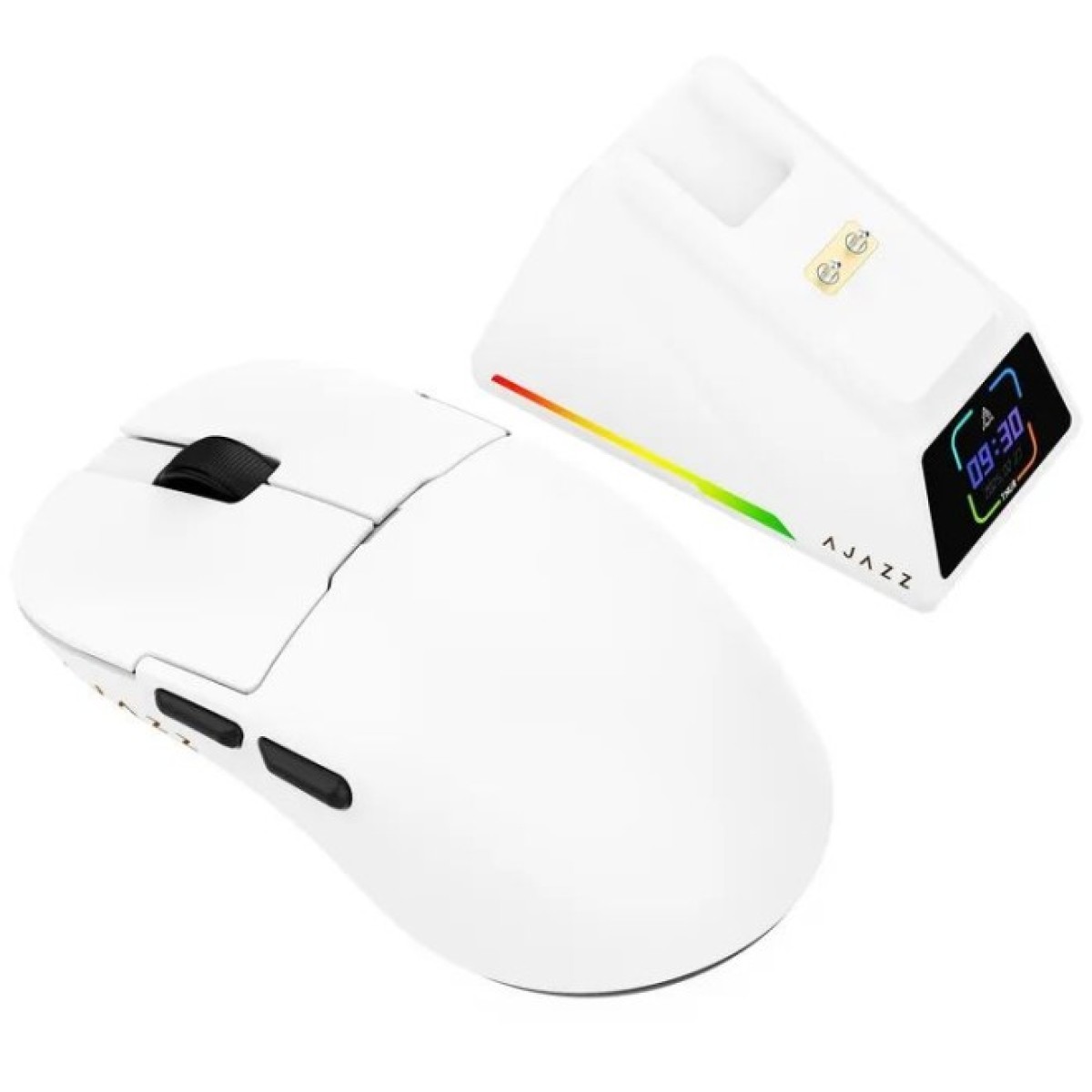 Мышка Ajazz AJ159 APEX Wireless/Bluetooth/USB White (AJM159-A-W) 98_98.jpg - фото 2