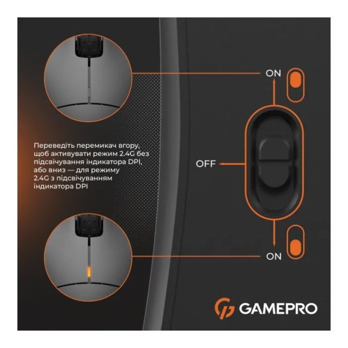 Мышка GamePro GM990B Wireless Black (GM990B) 98_98.jpg - фото 3