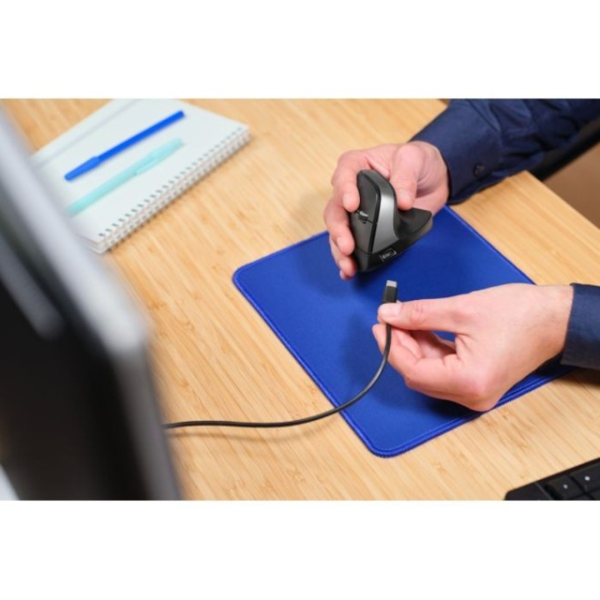 Мышка Trust Bayo + Ergonomic Wireless/Bluetooth Black (25146) 98_98.jpg - фото 3