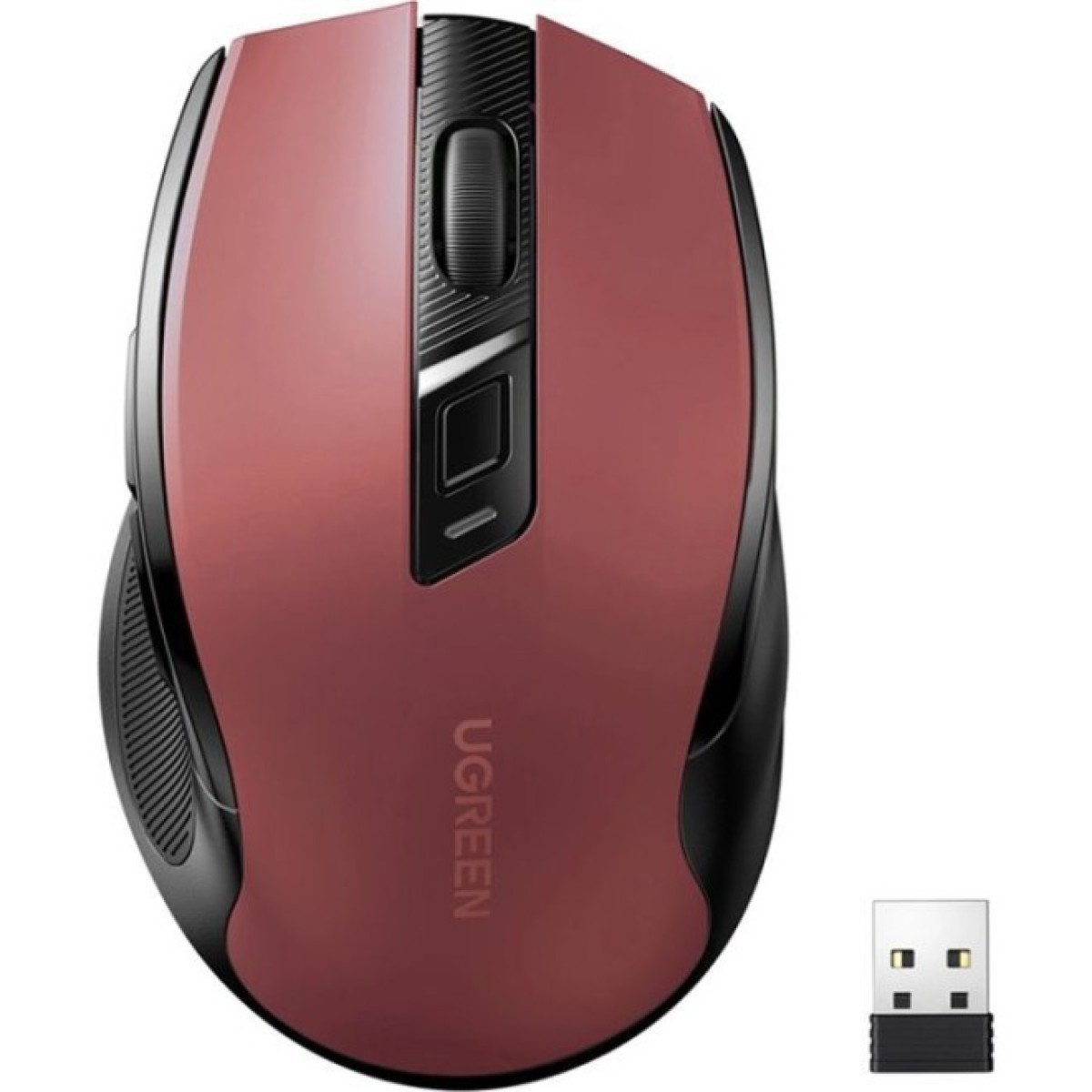 Мышка Ugreen MU006 Ergonomic Wireless Red/Black (25752) 98_98.jpg - фото 2