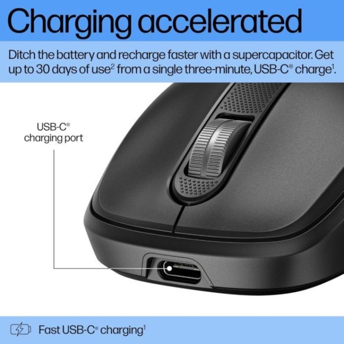 Мышка HP 510 Ultra-Fast Rechargeable Wireless Black (9C2F6AA) 98_98.jpg - фото 3