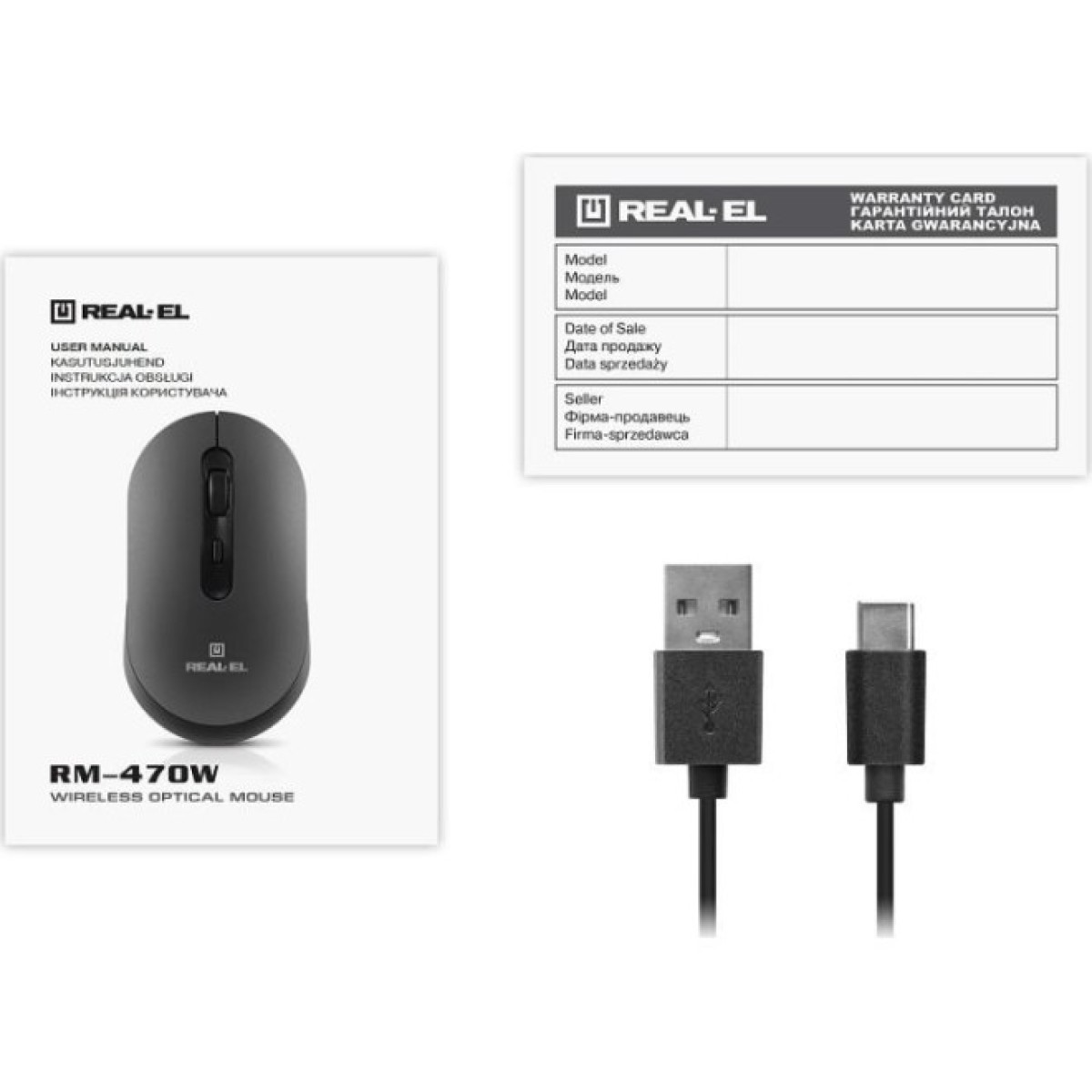 Мышка REAL-EL RM-470W Wireless/Bluetooth Dark Gray (EL123200049) 98_98.jpg - фото 6