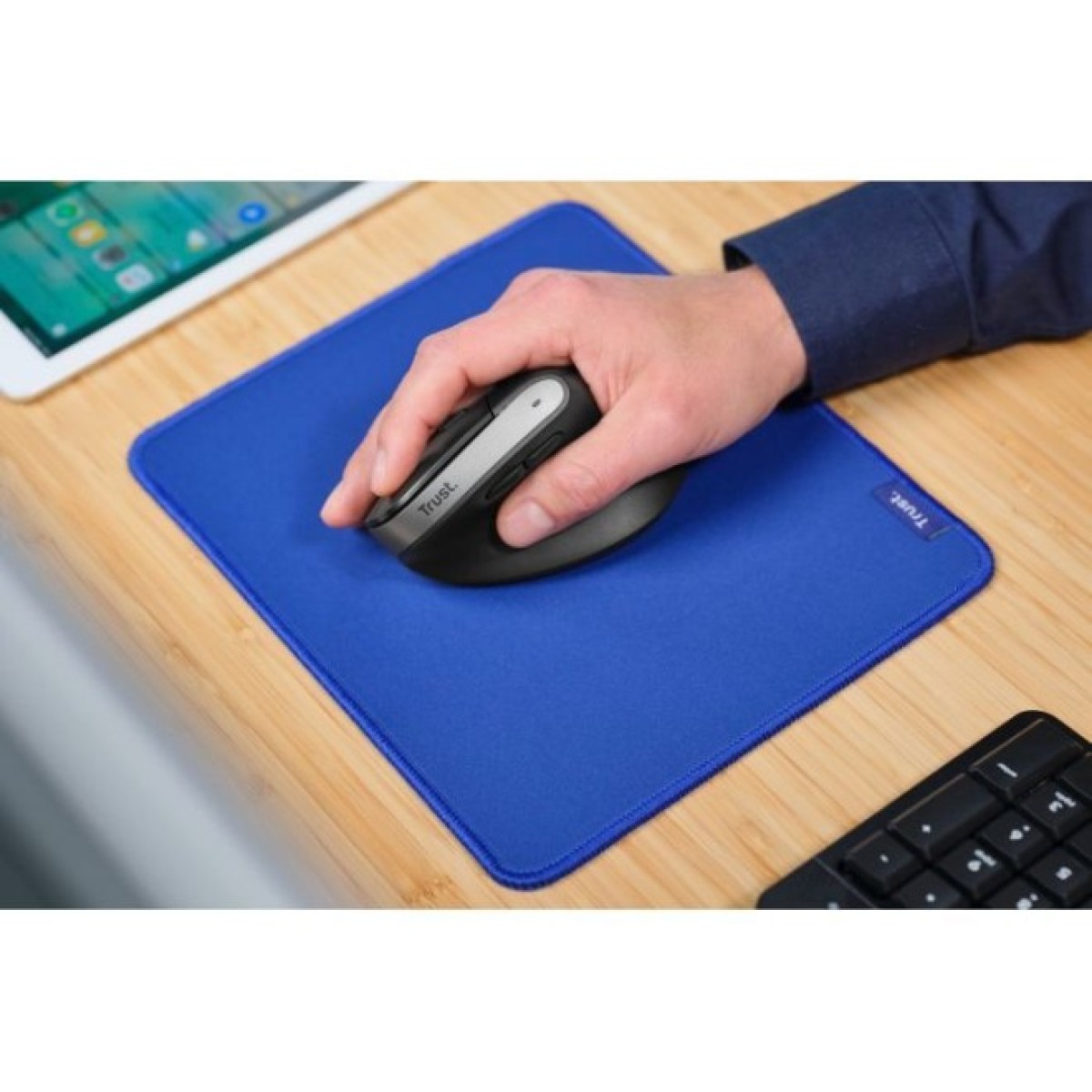 Мышка Trust Bayo + Ergonomic Wireless/Bluetooth Black (25146) 98_98.jpg - фото 6