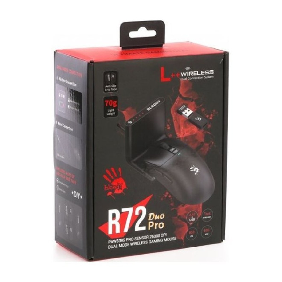 Мышка A4Tech Bloody R72 Pro Duo Wireless/USB Black (4711421000840) 98_98.jpg - фото 11