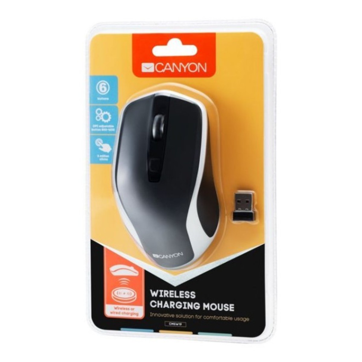Мышка Canyon CNS-CMSW19B Wireless Silent Black -Silver (CNS-CMSW19B) 98_98.jpg - фото 2