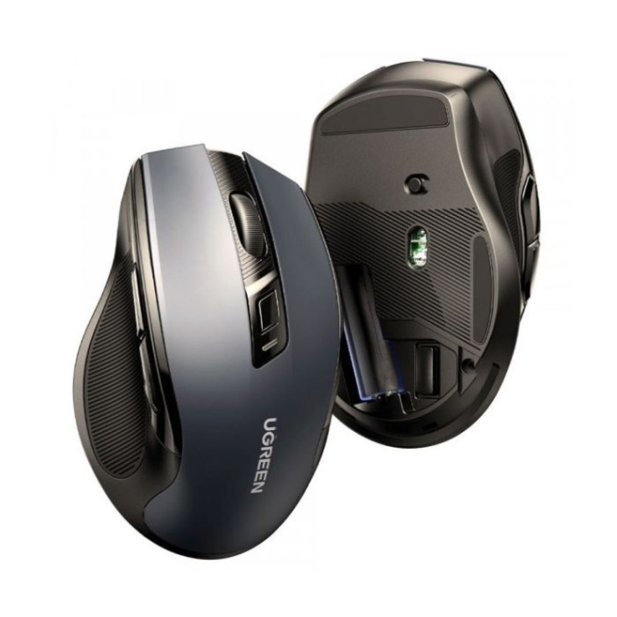 Мышка Ugreen MU006 Ergonomic Wireless Gray/Black (15063) 98_98.jpg - фото 5