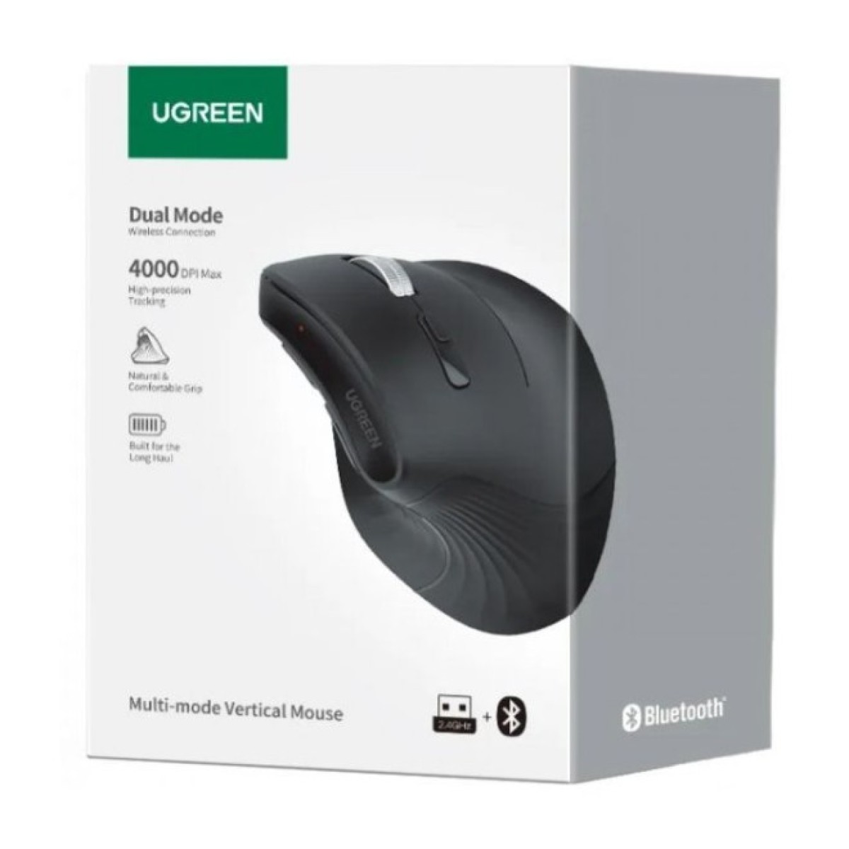 Мышка Ugreen MU008 Vertical Wireless Black (25444) 98_98.jpg - фото 10