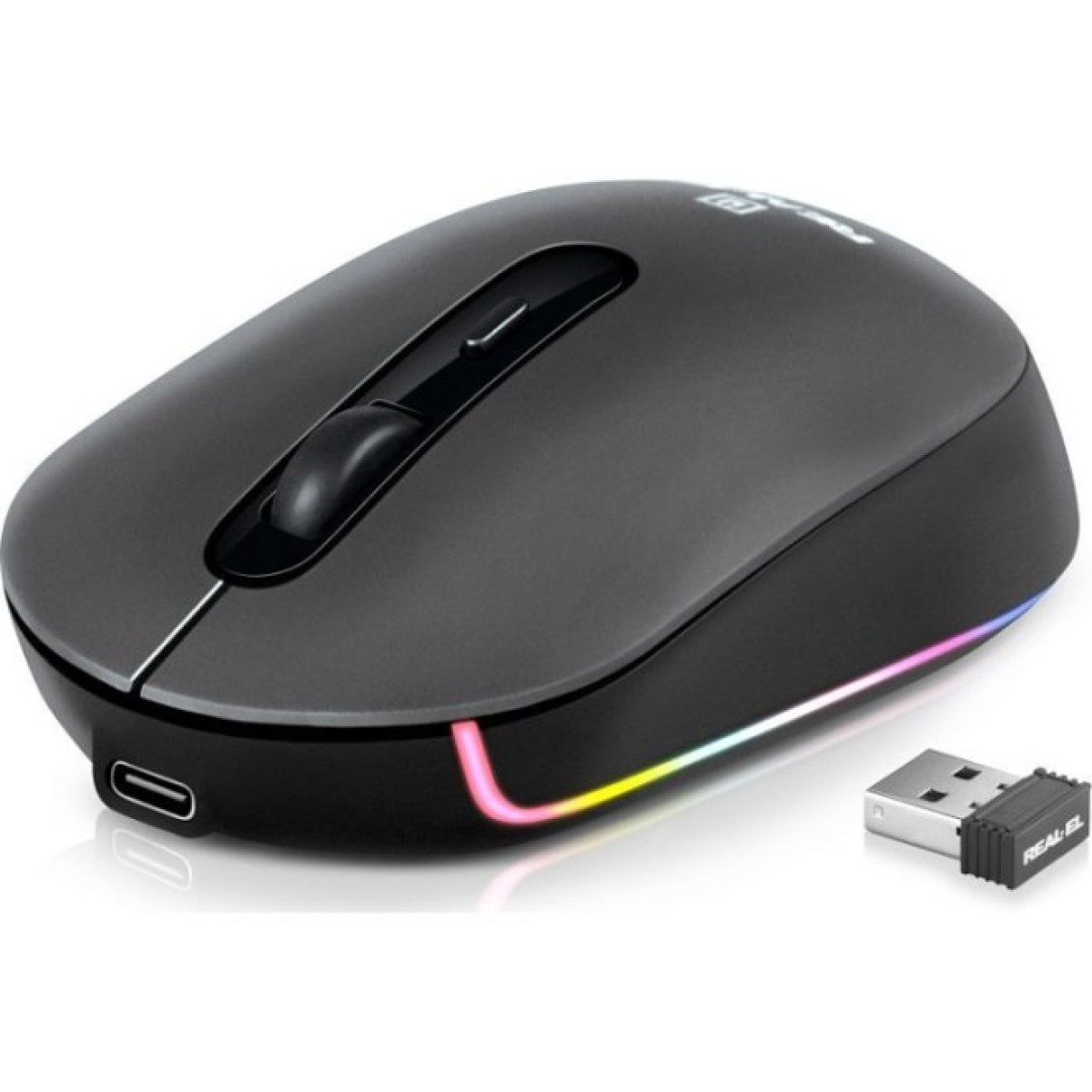 Мышка REAL-EL RM-470W Wireless/Bluetooth Dark Gray (EL123200049) 256_256.jpg