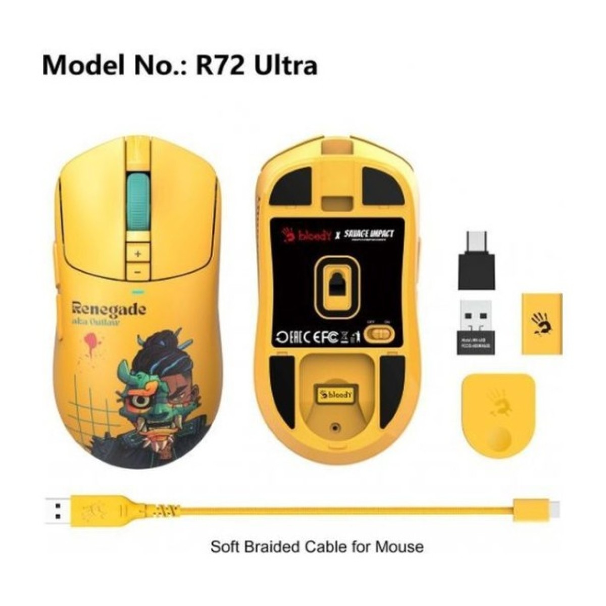 Мишка A4Tech Bloody R72 Ultra Wireless Renegade Sunset (4711421001267) 98_98.jpg - фото 10