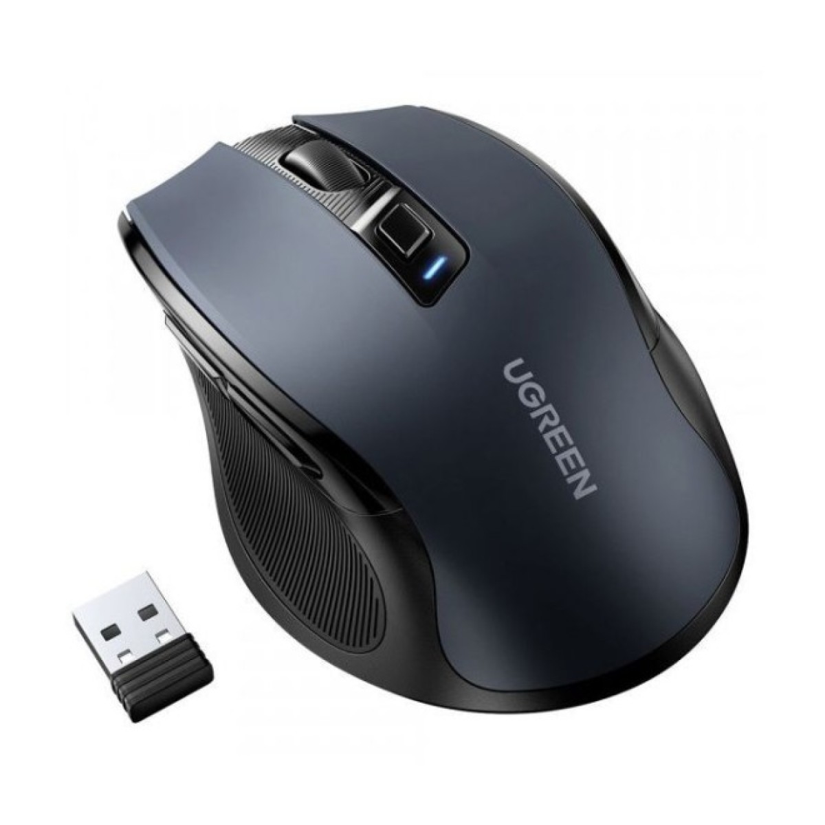 Мышка Ugreen MU006 Ergonomic Wireless Gray/Black (15063) 98_98.jpg - фото 9