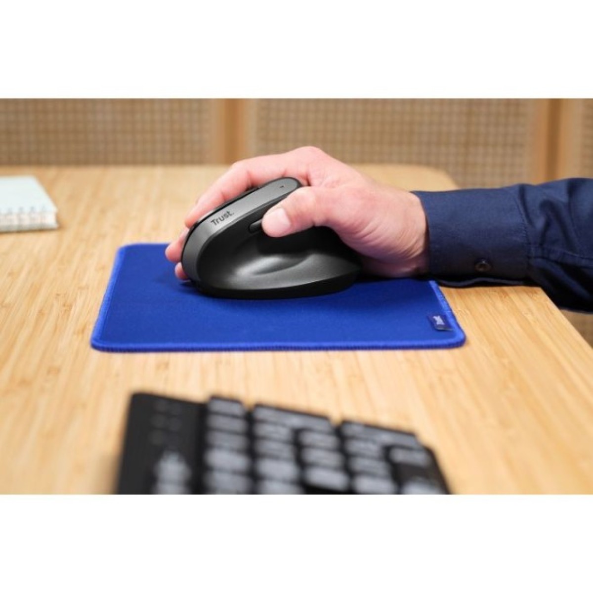 Мышка Trust Bayo + Ergonomic Wireless/Bluetooth Black (25146) 98_98.jpg - фото 8
