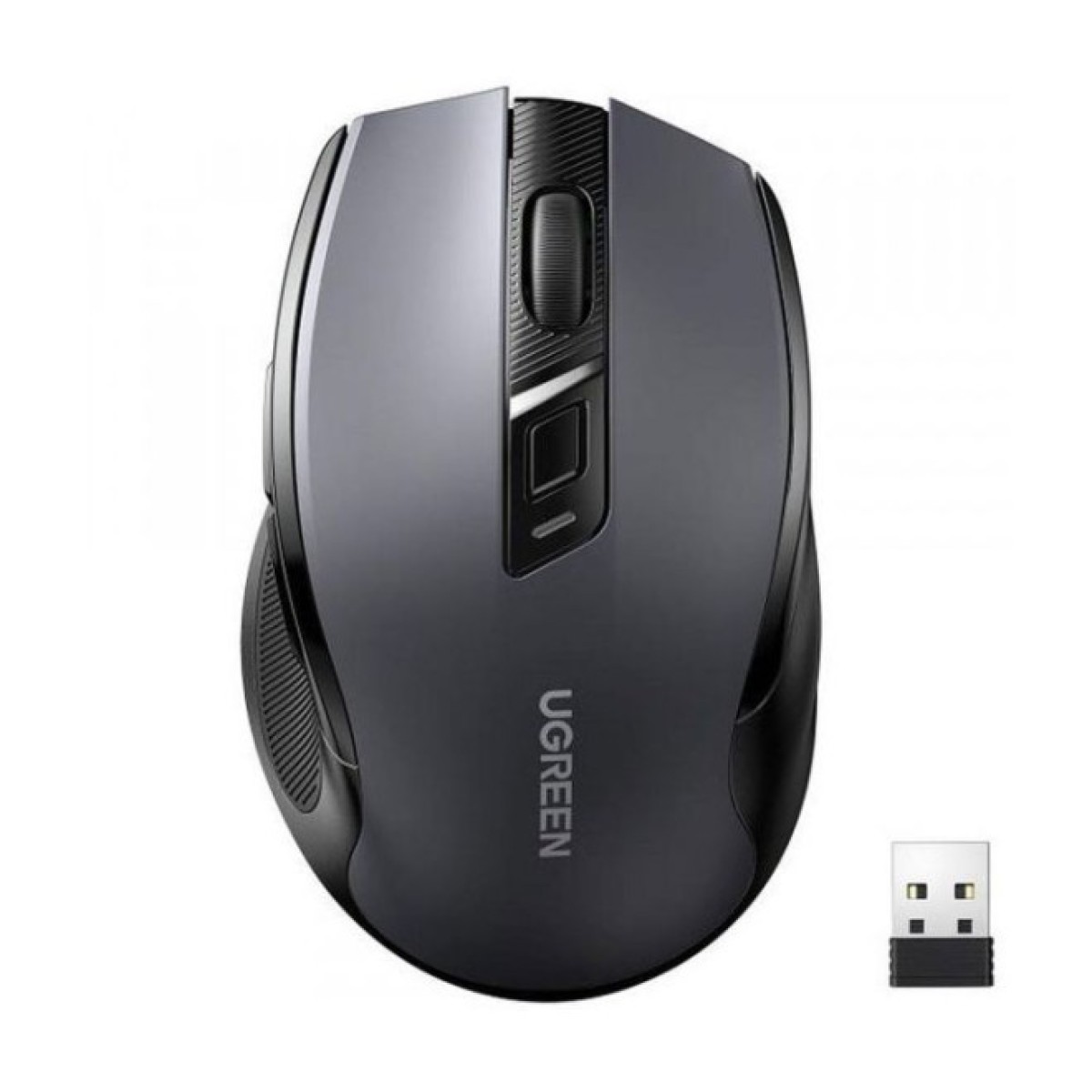 Мышка Ugreen MU006 Ergonomic Wireless Gray/Black (15063) 256_256.jpg