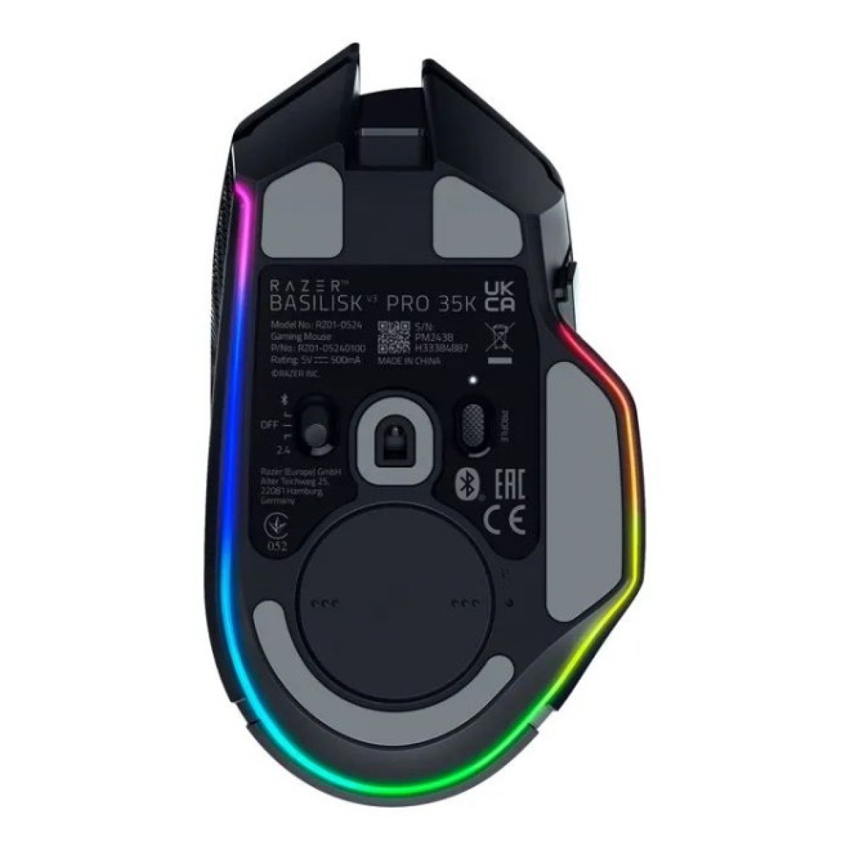 Мышка Razer Basilisk V3 Pro 35K Wireless/Bluetooth Black (RZ01-05240100-R3G1) 98_98.jpg - фото 6