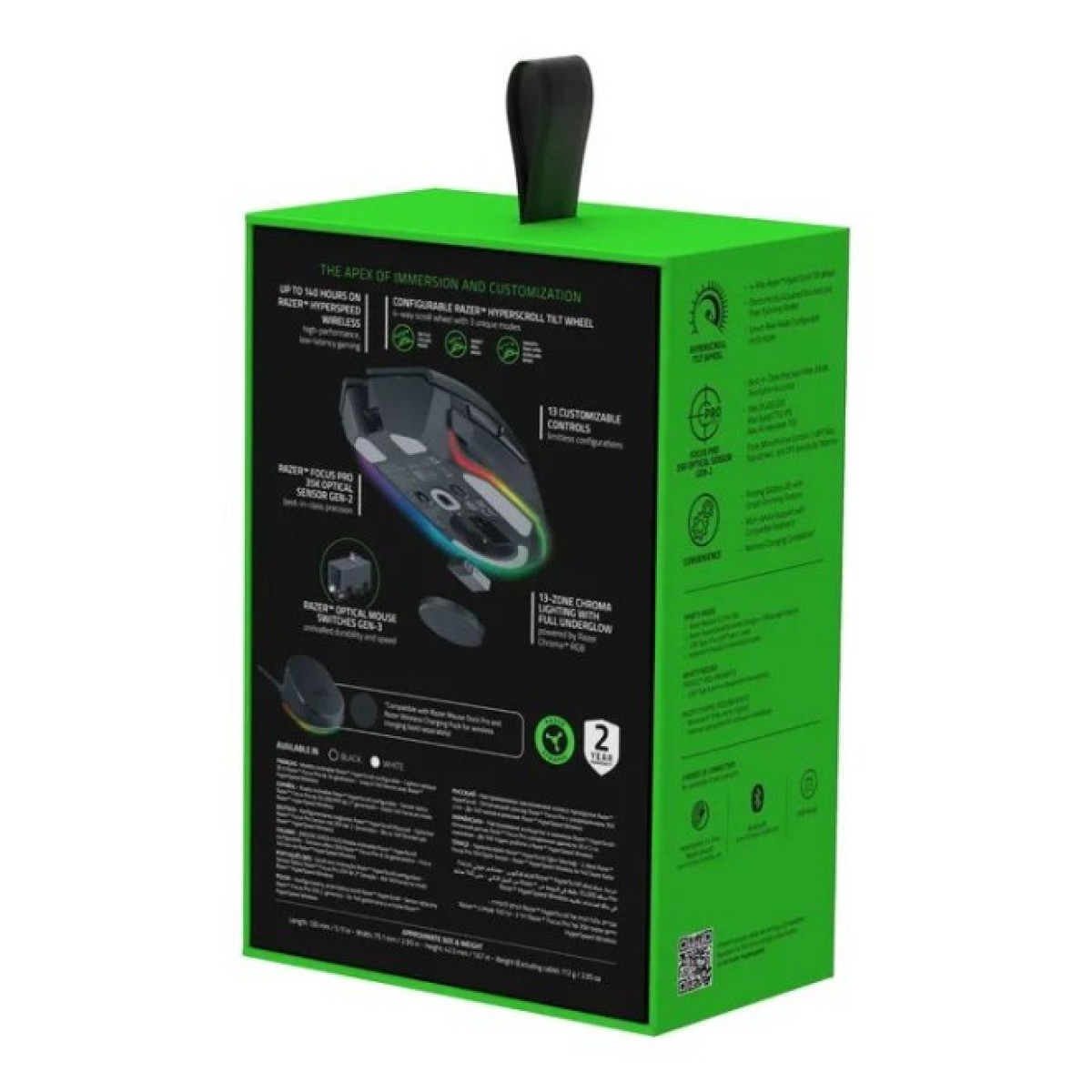 Мышка Razer Basilisk V3 Pro 35K Wireless/Bluetooth Black (RZ01-05240100-R3G1) 98_98.jpg - фото 7