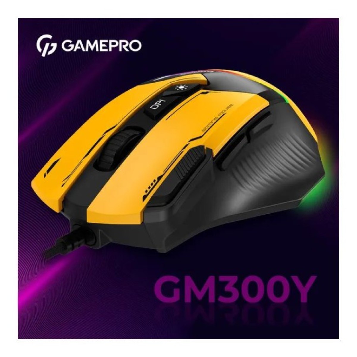 Мышка GamePro GM300Y USB Yellow/Black (GM300Y) 98_98.jpg - фото 11
