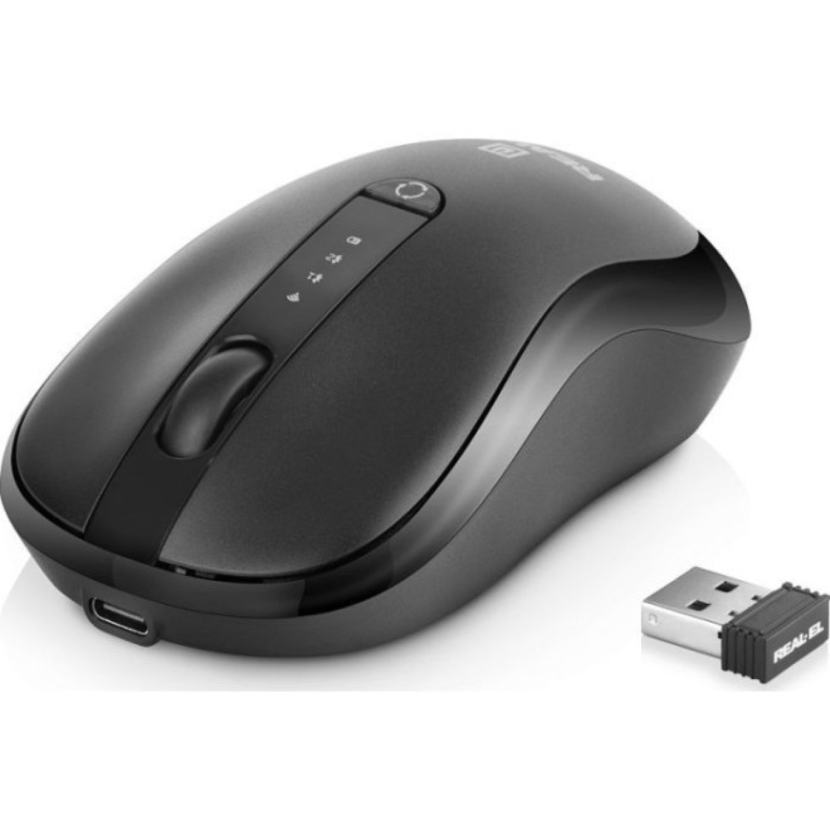 Мышка REAL-EL RM-450W Wireless/Bluetooth Black/Gray (EL123200046) 256_256.jpg