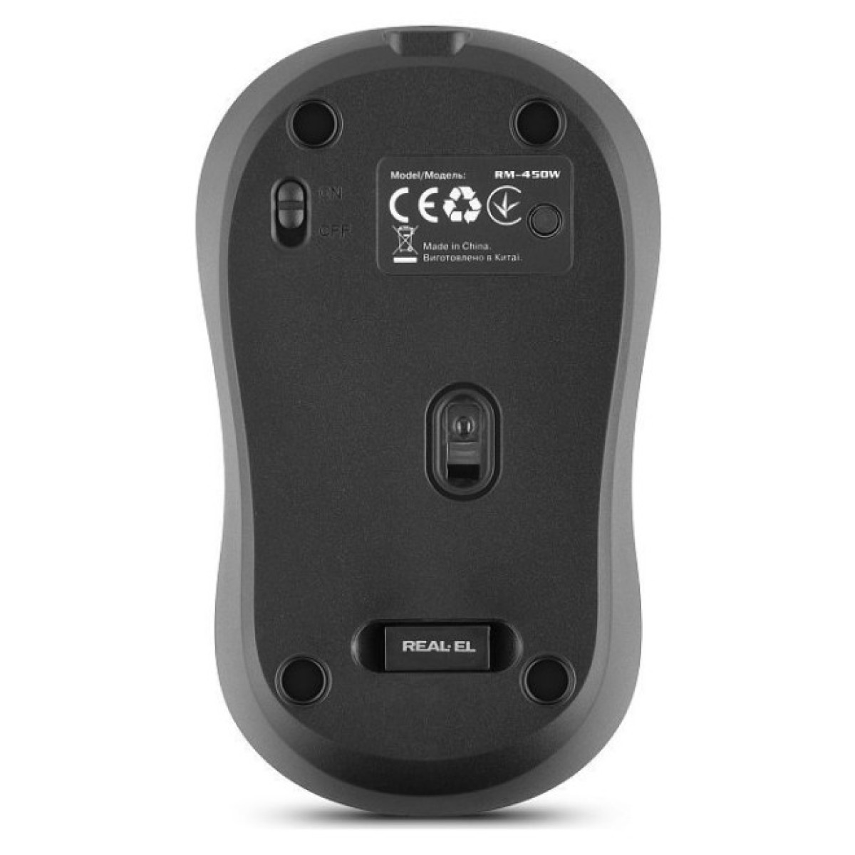Мышка REAL-EL RM-450W Wireless/Bluetooth Black/Gray (EL123200046) 98_98.jpg - фото 10