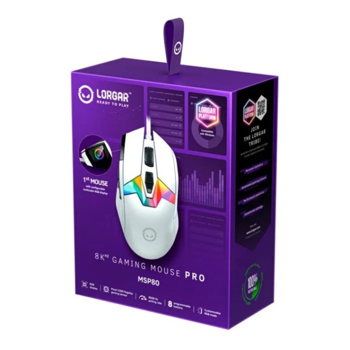Мышка Lorgar MSP80 Pro USB White (LRG-MSP80-WH) 98_98.jpg - фото 3