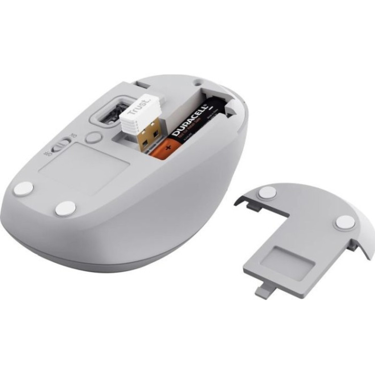 Мышка Trust Yvi+ Multi-Device Wireless/Bluetooth White (25454) 98_98.jpg - фото 3
