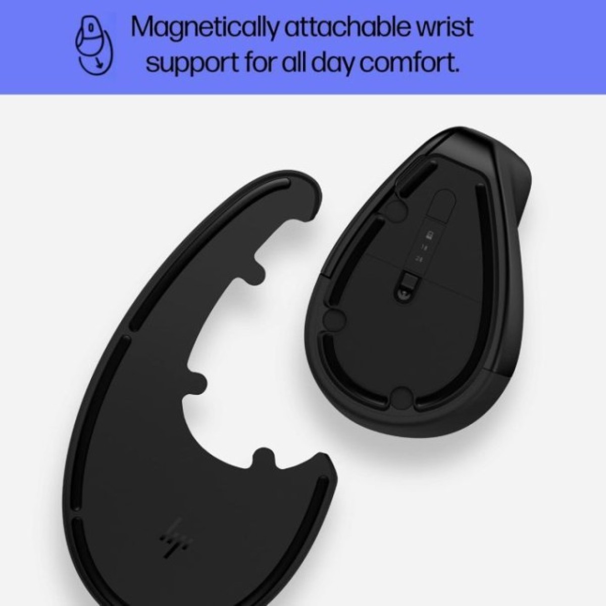 Мышка HP 920 Ergonomic Vertical Wireless/Bluetooth Black (6H1A4AA) 98_98.jpg - фото 5