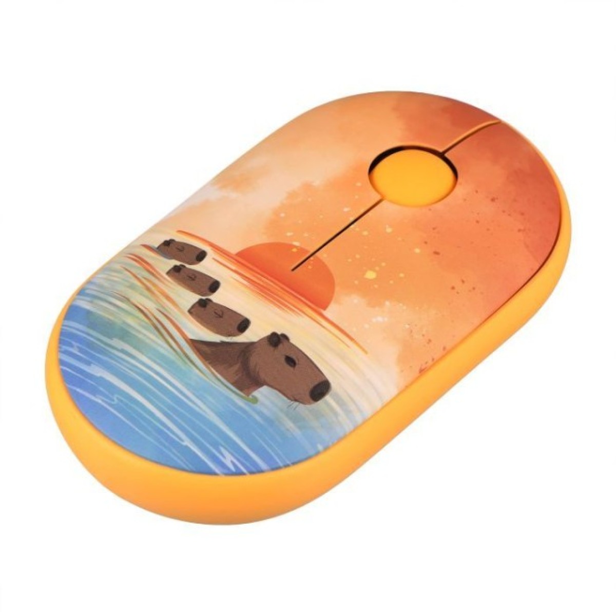 Мышка 2E MF300 CAPYBARASUNSET Silent Wireless/Bluetooth Yellow (2E-MF300WCAPIBARAYW) 98_98.jpg - фото 2