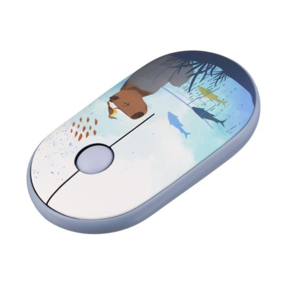 Мышка 2E MF300 CAPYBARASWIM Silent Wireless/Bluetooth Blue (2E-MF300WCAPIBARABL) 98_98.jpg - фото 2