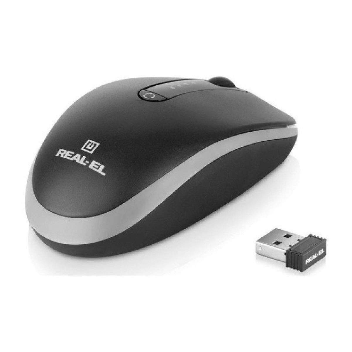 Мышка REAL-EL RM-455W Wireless/Bluetooth Black/Gray (EL123200047) 98_98.jpg - фото 10