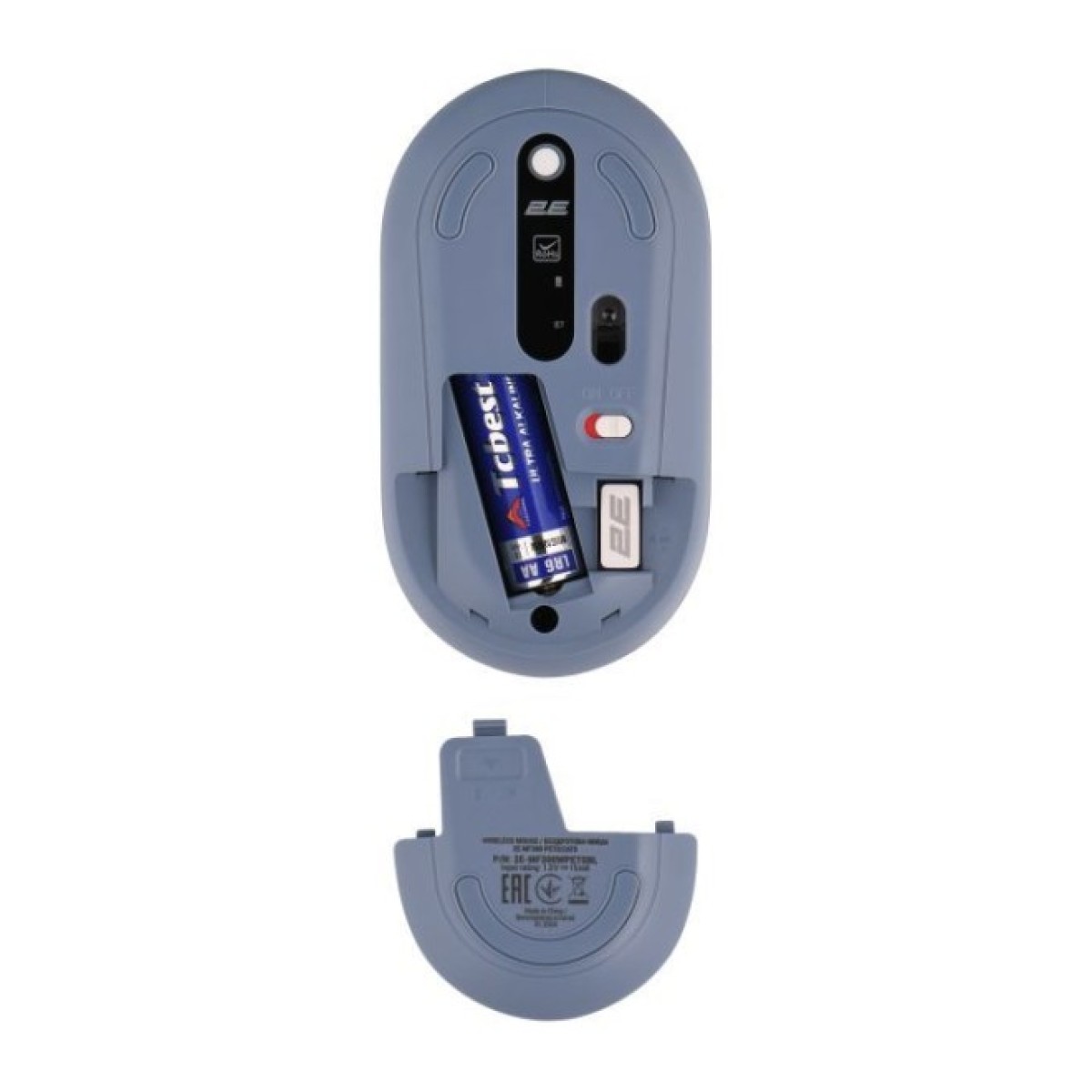 Мышка 2E MF300 PETSCATS Silent Wireless/Bluetooth Blue (2E-MF300WPETSBL) 98_98.jpg - фото 7