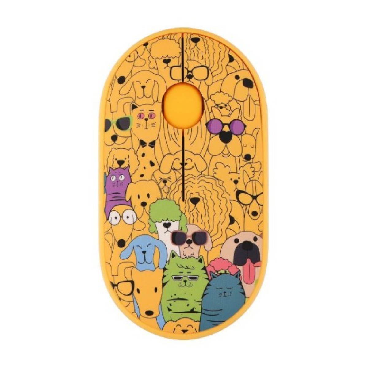 Мышка 2E MF300 PETSCATS&DOGS Silent Wireless/Bluetooth Yellow (2E-MF300WPETSYW) 256_256.jpg