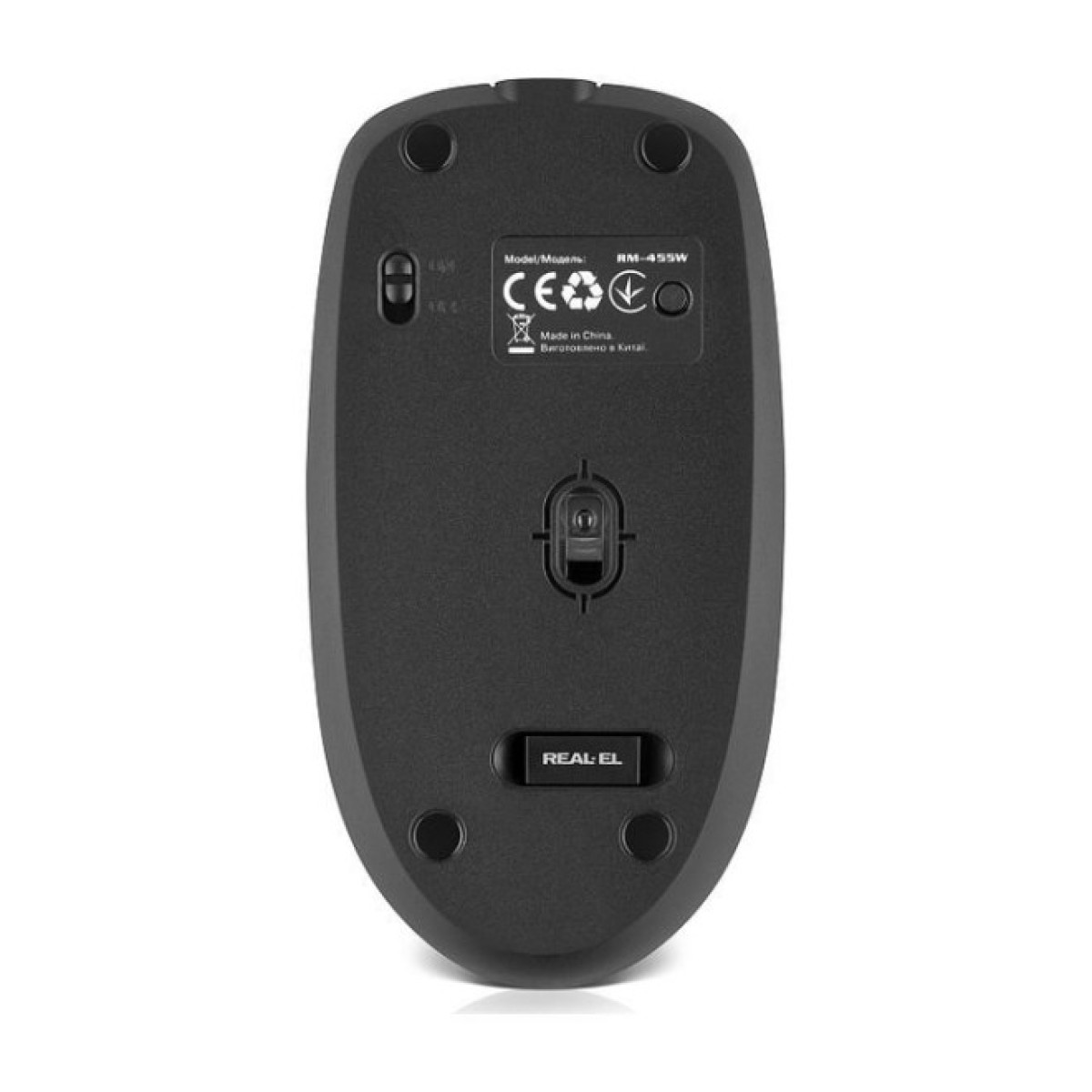 Мышка REAL-EL RM-455W Wireless/Bluetooth Black/Gray (EL123200047) 98_98.jpg - фото 12