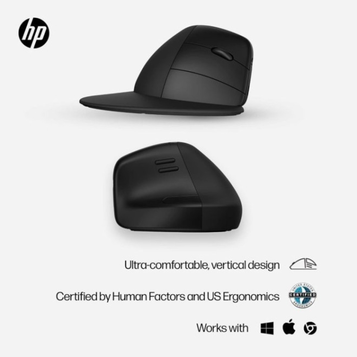 Мышка HP 920 Ergonomic Vertical Wireless/Bluetooth Black (6H1A4AA) 98_98.jpg - фото 11